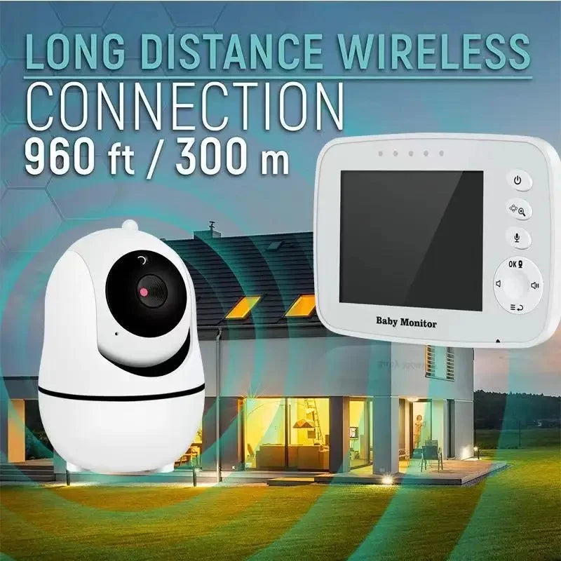 מוניטור תינוק ABM501 עם ראיית לילה ואודיו דו כיווני